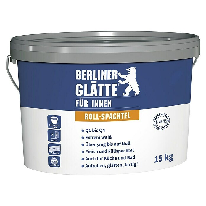 Berliner Glätte Rollspachtel (15 kg) | BAUHAUS