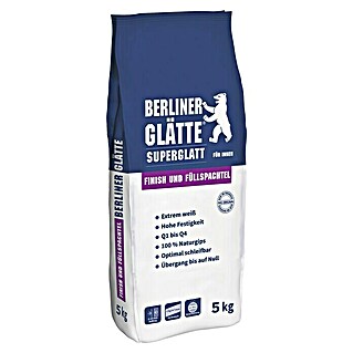 Berliner Glätte Füll- & Glättspachtel Finish superglatt (5 kg)