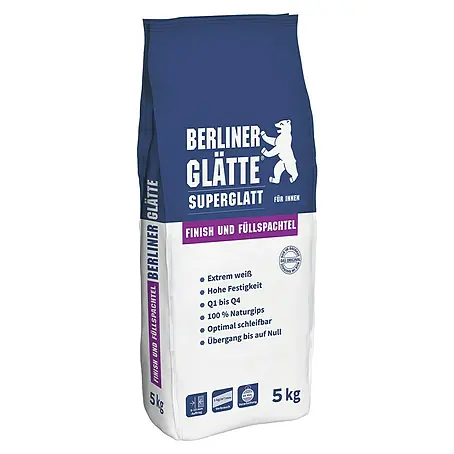 Berliner Glätte  Füll- & Glättspachtel Finish superglatt