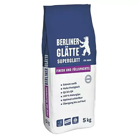 Berliner Glätte  Füll- & Glättspachtel Finish superglatt
