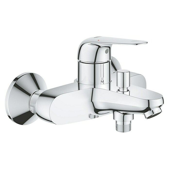 Grohe QuickFix Grifo monomando de bañera Swift (Cromo, Brillante) | BAUHAUS