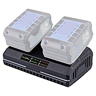 Scheppach IXES 20V Dual-Ladegerät SDBC4.5A (20 V, Passend für: Scheppach IXES 20V Akkus)