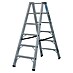Krause Stabilo Doppel-Stehleiter 2 x 6 Stufen 