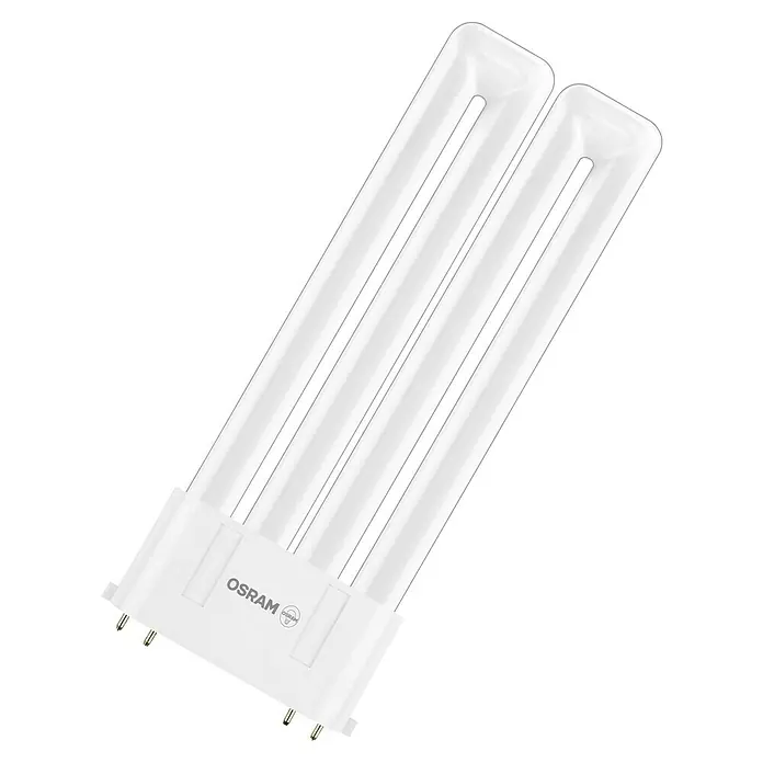 Osram LED-Röhre DULUX LED F 2G10 - Länge: 16,95 cm, Nicht Dimmbar, Kaltweiß, 1.500 lm, 12 W - Energiesparende Osram Kompaktleuchtstofflampe mit Steckfuß und hoher Lichtausbeute für den universellen Einsatz.