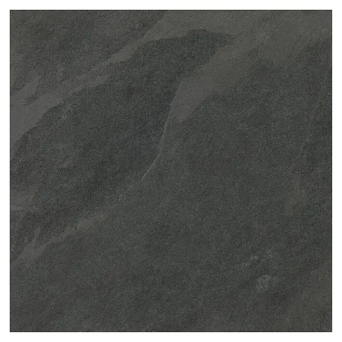 Momastela Feinsteinzeugfliese 2.0 Concept - 60 x 60 cm, Anthrazit - Dunkelgraue Schieferfliese mit leichter Textur, ideal für moderne Innen- und Außenbereiche. Robust und stilvoll.