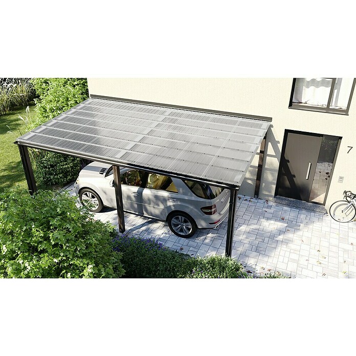 Dachblech Schwallblech Trapezplatte H12 (200 cm x 905 mm x 0,9 mm, Farblos) | BAUHAUS