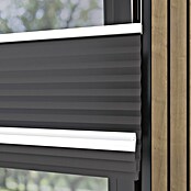 Plissee Basic VS Thermo (B x H: 90 x 130 cm, Anthrazit, Verdunkelnd) | BAUHAUS