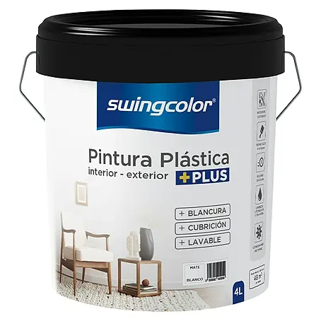 swingcolor  Pintura para paredes y techos Plus Mate