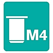 Rapid Alicates para tuercas ciegas RP 110 (Específico para: Tuercas con remache ciego, M3, M6)