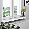 Fensterbank Snow White Micro (126 x 25 x 2 cm, Weiß, Poliert)