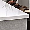 Fensterbank Snow White Micro (126 x 25 x 2 cm, Weiß, Poliert)