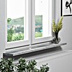 Fensterbank Bianco Cordo (126 x 20 x 2 cm, Grau, Poliert)