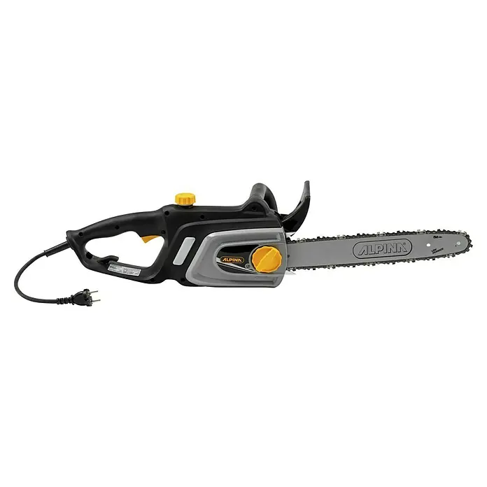 Alpina Elektro-Kettensäge ACS 180 E - 1.800 W, Schwertlänge: 35 cm - Die Alpina ECS 150 Elektro-Kettensäge ist ideal für einfache Schneidarbeiten. Mit ihrem 35 cm Schwert und dem Elektromotor ist sie leicht zu bedienen.