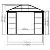 Sojag Pavillon Castel 10 x 12 (298 x 362 x 283 cm, Bronze)