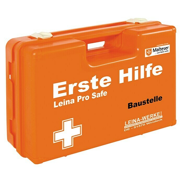 Leina-Werke Erste-Hilfe-Koffer Pro Safe BaustelleDIN 13157, Blablubb, Orange Unknown