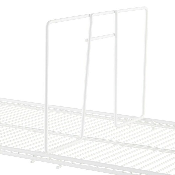 Elfa Classic by Elfa Regal Trenner (L x B x H: 41,1 x 4,4 x 20 cm, Farbe: Weiß) | BAUHAUS