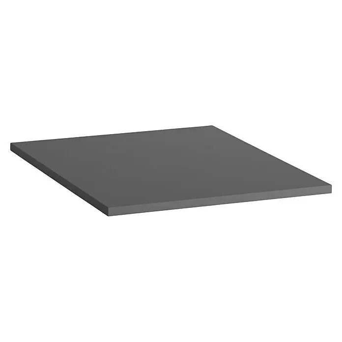 Elfa Classic by Elfa Regalboden für Korbregalsystem - L x B x H: 55 x 45 x 1,6 cm, Graphit - Flache, dunkelgraue, rechteckige Platte mit glatter Oberfläche.