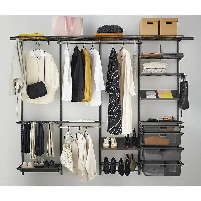 Elfa Classic by Elfa Schuhauszug - L x B x H: 40 x 60 x 9,6 cm, Graphite, Passend für: Regalsystem Classic by Elfa - Kleiderschrank mit Kleidung, Schuhen und Accessoires. Das System bietet eine Vielzahl von Aufbewahrungslösungen für jeden Bedarf.