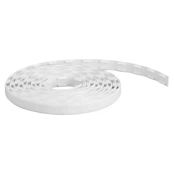 Elfa Classic by Elfa Abdeckleiste - Länge: 422,4 cm, Weiß - Weißes, aufgerolltes Kunststoffband mit kleinen Zähnen.