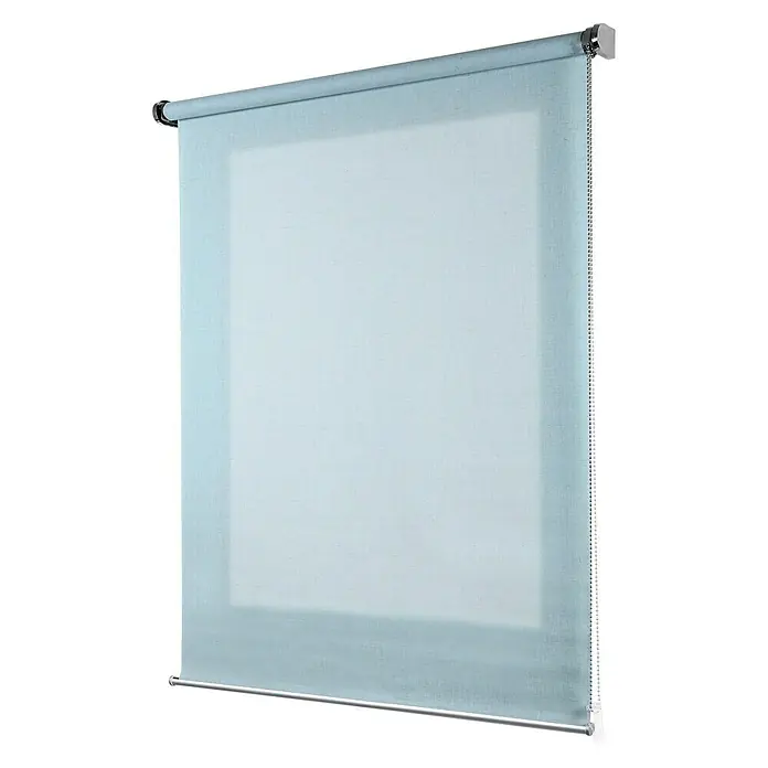 Estor enrollable Roll-up Scandi - An x Al: 80 x 180 cm, Aguamarina, Unicolor - Un estor enrollable azul claro que proporciona protección solar y privacidad. El estor es fácil de operar y encaja bien en interiores modernos.