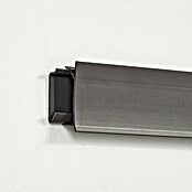 Elfa Garage+/Décor+ by Elfa Abdeckleiste für Aufhängeschiene (60 x 1,5 x 4,8 cm, Matt grau, Passend für: Regalsystem Garage+/Décor+ by Elfa) | BAUHAUS