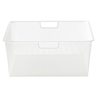 Elfa Classic by Elfa Cesta de rejilla (L x An x Al: 40 x 45 x 18 cm, Blanco)