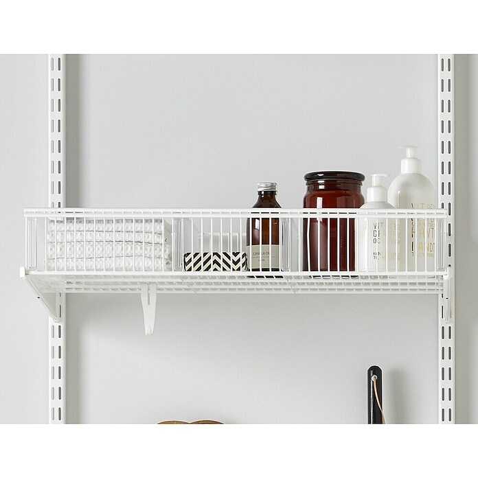 Elfa Classic by Elfa Gitterkorb (L x B x H: 30 x 60 x 9,6 cm, Weiß, Passend für: Regalsystem Classic by Elfa) | BAUHAUS