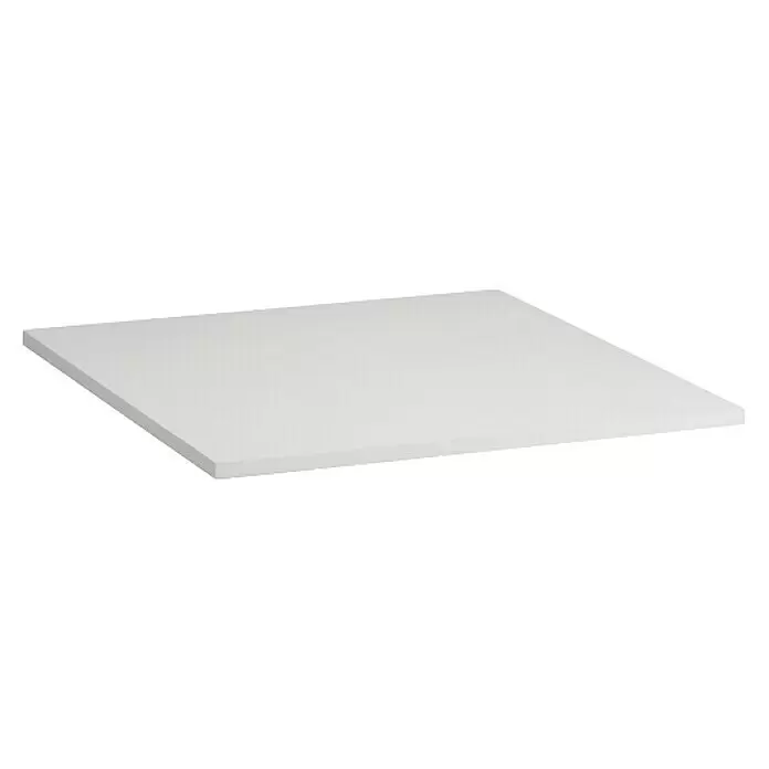 Elfa Classic by Elfa Regalboden für Korbregalsystem - L x B x H: 55 x 55 x 1,6 cm, Weiß - Dünne weiße rechteckige Platte.