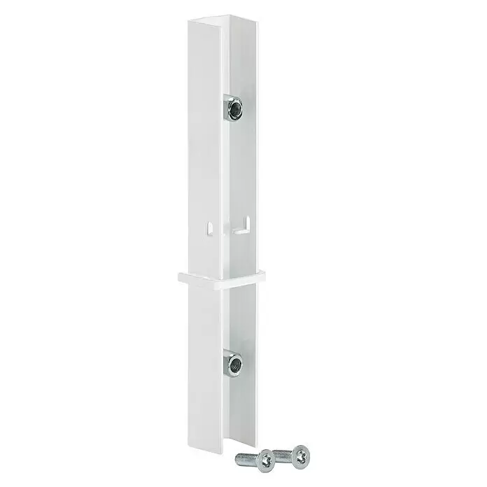Elfa Classic by Elfa Adapter - L x B x H: 2,3 x 2,5 x 16 cm, Weiß - Weißes zweiteiliges Verbindungs-Montageset mit Chrommuttern und Torx-Schrauben.