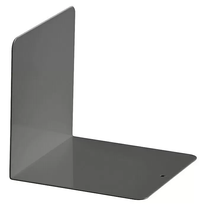Elfa Sparring by Elfa Buchstütze - L x B x H: 13 x 13,7 x 13 cm, Graphite - Graue L-förmige Metallbuchstütze zum Organisieren von Büchern.