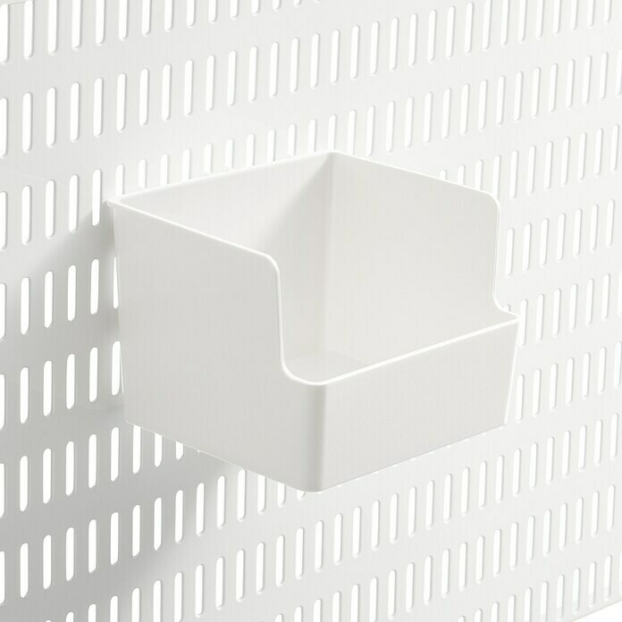 Elfa Classic by Elfa Aufbewahrungsbox (L x B x H: 11 x 11,2 x 8 cm, Kunststoff, Weiß, Regalsystem Classic by Elfa) | BAUHAUS