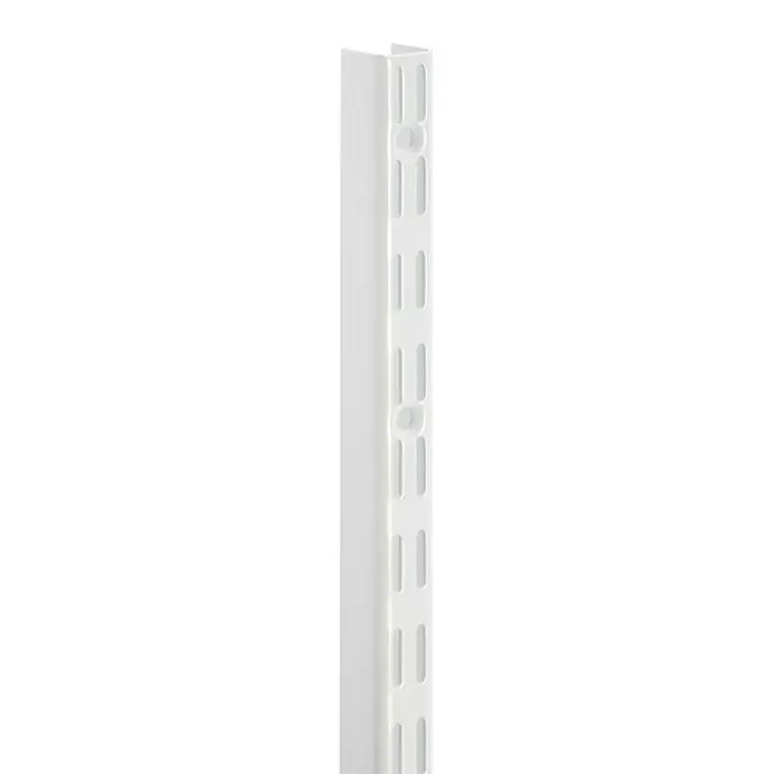 Elfa Classic by Elfa Hängeschiene Verlängerung - Länge: 114,8 cm, Weiß, Passend für: Regalsystem Classic by Elfa, Zweilochsystem - Weiße Wandschiene für Regalsysteme mit Löchern zur variablen Befestigung von Regalböden. Ideal für flexible Aufbewahrungslösungen.