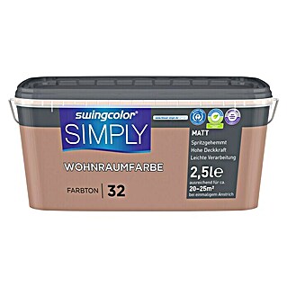 swingcolor Boja za zid Simply (Br. 32, Mat, 2,5 l)