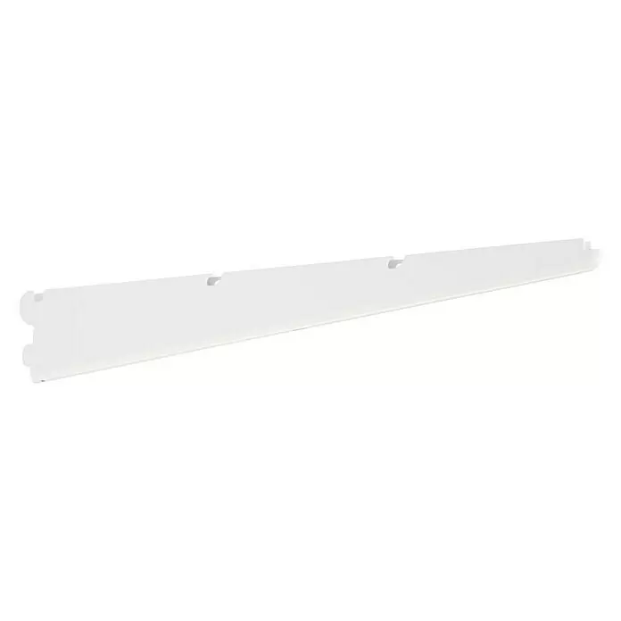Elfa Classic by Elfa Träger Click-in - L x B x H: 50 x 1,3 x 5,5 cm, Farbe: Weiß - Weißer Kunststoff-Regalträger mit Kerben für verstellbares Regalsystem.