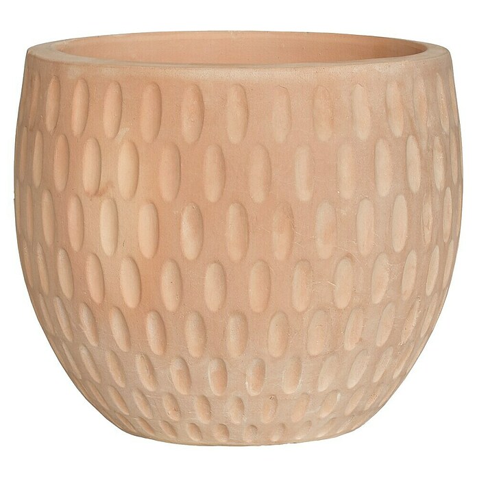 Pflanztopf Cappuccino Terracotta (Naturmaterialien, Whitewash, Ø x H: 39 x 34 cm) | BAUHAUS