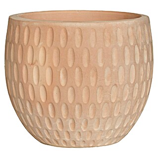 Pflanztopf Cappuccino Terracotta (Naturmaterialien, Whitewash, Ø x H: 44 x 64 cm)