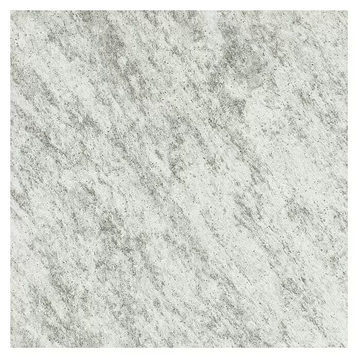 Atlas Concorde Solution Fliesenmuster Regent Silver - 15 x 15 cm, Silbergrau, Matt - Texturierte grau-weiße Oberfläche mit einem melierten, gesprenkelten Muster.