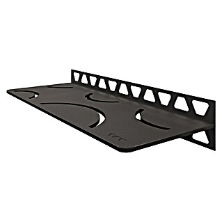 Schlüter Systems Estante de pared Curve (L x An x Al: 2 mm x 30 cm x 11,5 cm, Aluminio)
