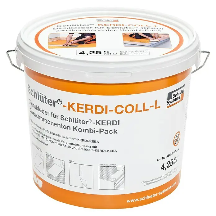 Schlüter Systems Adhesivo bicomponente Kerdi Coll-L -  - Sellador Schlüter-KERDI-COLL-L: Adhesivo bicomponente para sistemas Schlüter-KERDI, ideal para conexiones estrechas y duraderas.