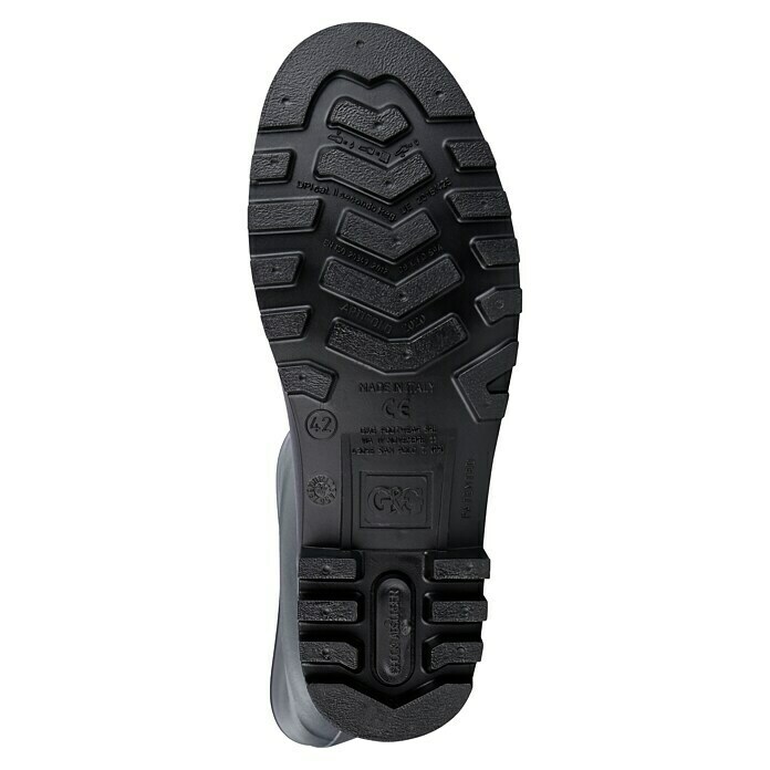 PVC-Stiefel (Schuhgröße: 43, Hoch, Schwarz)