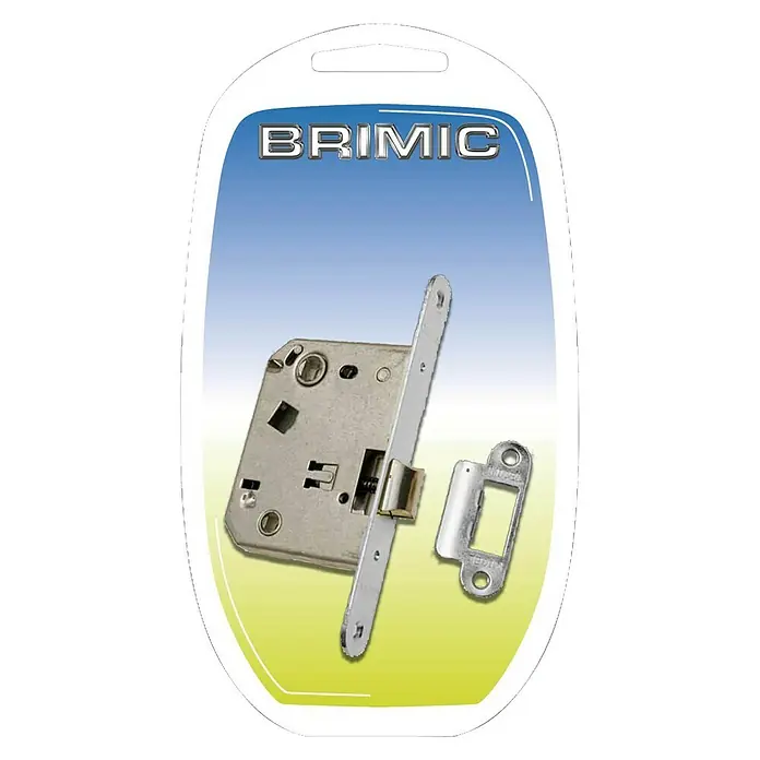 Micel Brimic Resbalón 908434 - Izquierda/Derecha - Cerradura de embutir Brimic en paquete. Una cerradura robusta para mayor seguridad y protección fiable de su hogar.
