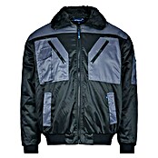 Piloten-Blouson (Schwarz/Grau, L)