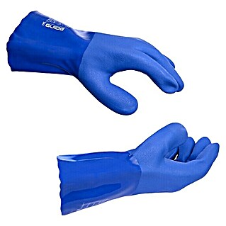 Guide Zaštitne rukavice 143 PVC (Konfekcijska veličina: 10, Plave boje)
