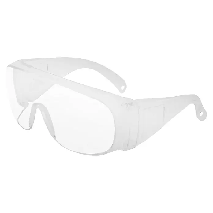 Zekler Schutzbrille 33 - Geeignet für: Brillenträger - Diese transparente Schutzbrille bietet umfassenden Augenschutz mit seitlichem Schutz und klarem Sichtfeld für verschiedene Anwendungen.