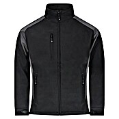 HD Concept Softshell-Jacke Fit (XL, Schwarz/Grau)