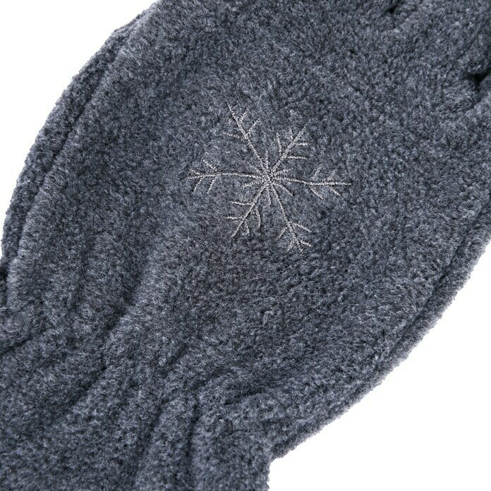 Winterhandschuhe Basic (M, Grau, Fleece)