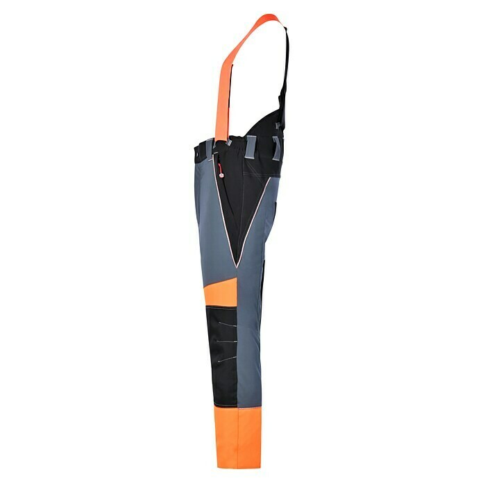 Bullstar Schnittschutzhose Proximo mit Hosenträger (Herren, Konfektionsgröße: 56, Orange/Schwarz) | BAUHAUS