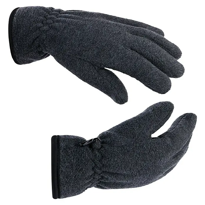 Elutex Winterhandschuhe - XL, Grau - Graue Fleecehandschuhe, ideal für zusätzlichen Komfort und Wärme an kälteren Tagen.