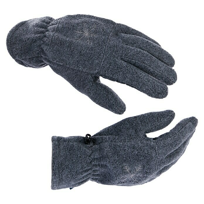 Winterhandschuhe Basic (XL, Grau, Fleece)