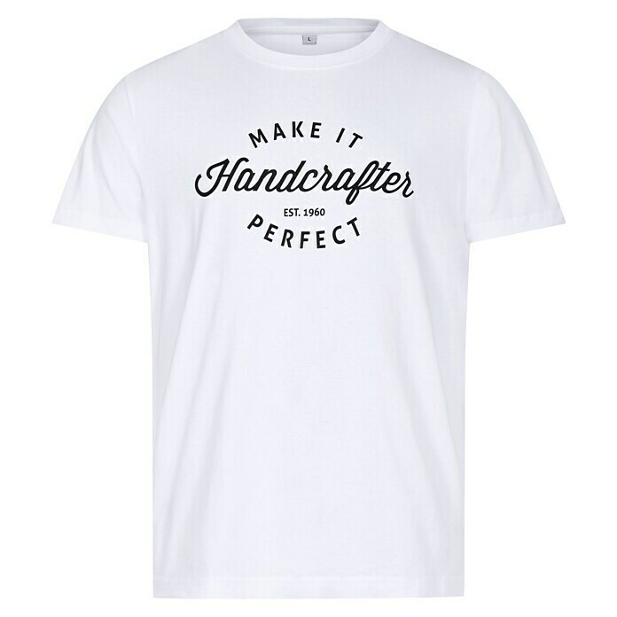 T-Shirt Handcrafter (L, Weiß)